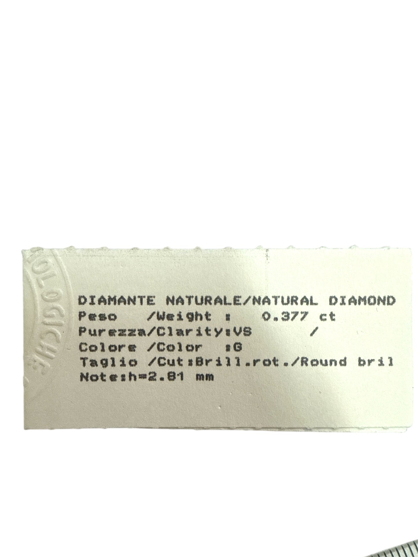 Collana Punto Luce 0,37ct