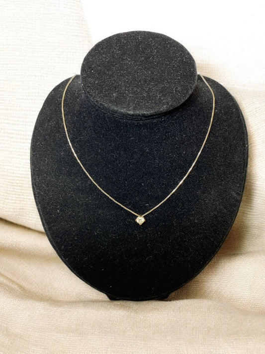 Collana con diamante